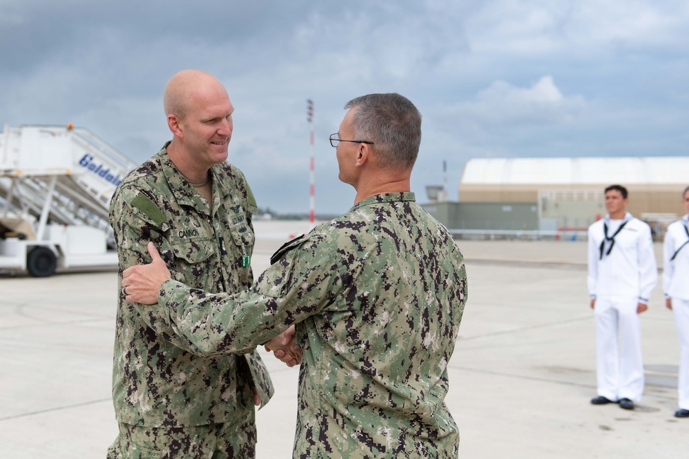 NSA Souda Bay Air Operations Reenlistments and Award