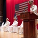Vice Adm. Karl Thomas, commander, U.S. 7th Fleet, makes remarks during the Commander, Submarine Group 7 change of command ceremony.