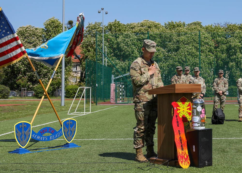 504th MI HHD Change of Command Ceremony