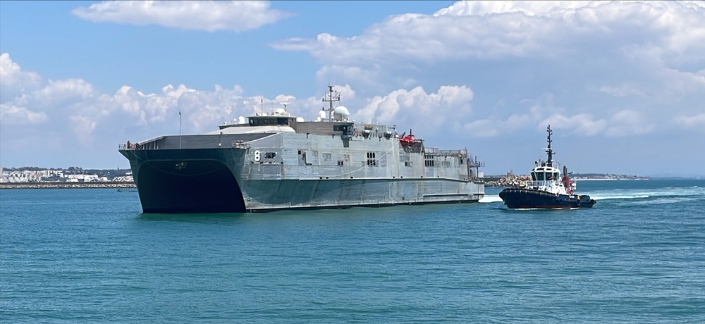 USNS Yuma Pulls Into Rota