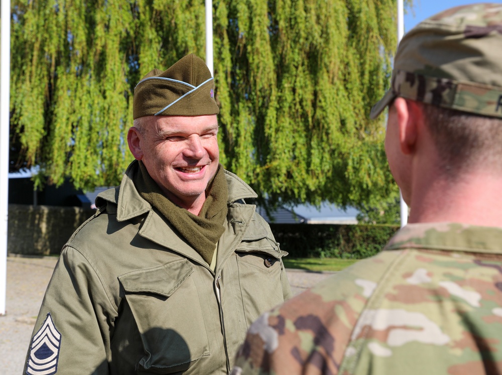 Soldiers Join French Families For Dinner