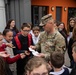 101st ABN DIV (AASLT) visit L’Instituition Notre-Dame De Carentan