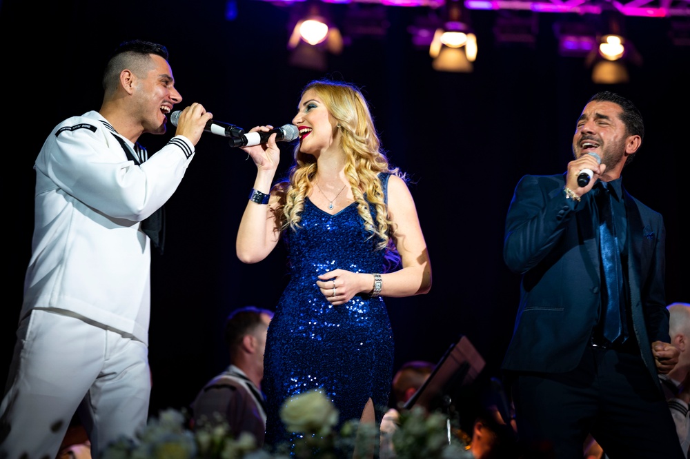 U.S. Naval Forces Europe – Africa band Performs at Naples Gala