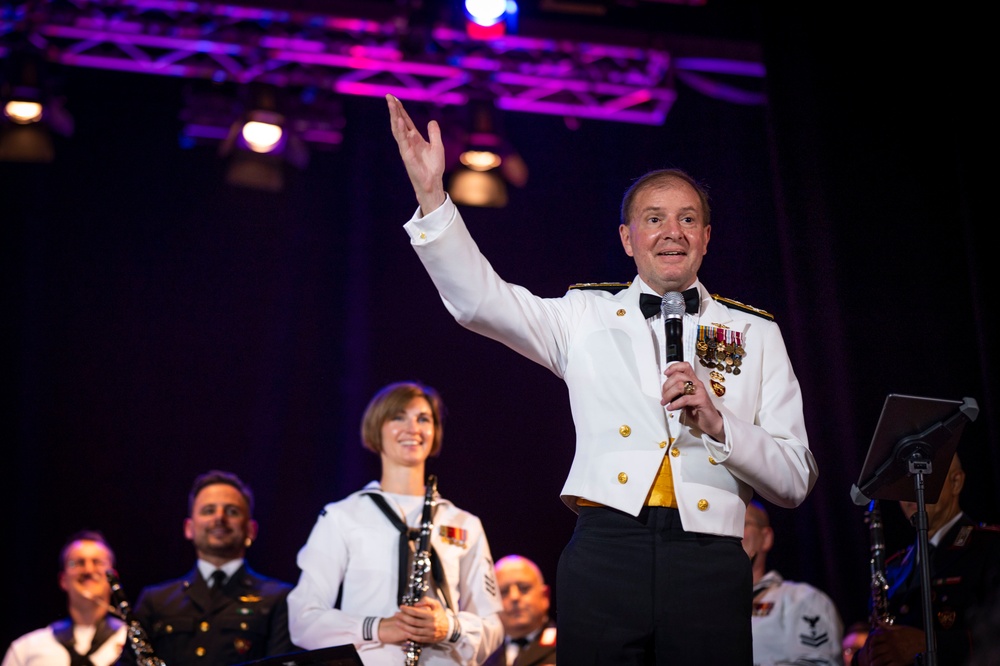 U.S. Naval Forces Europe – Africa band Performs at Naples Gala