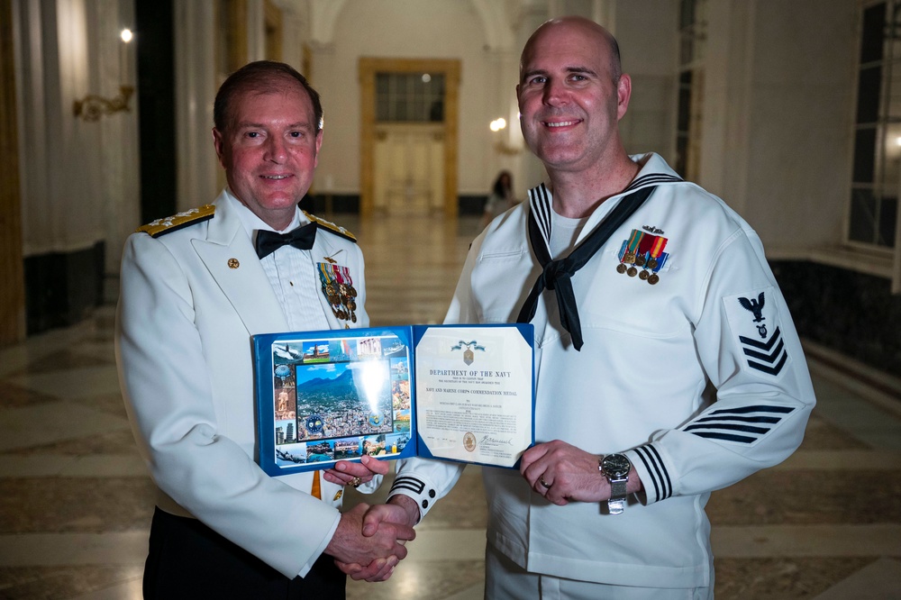 U.S. Naval Forces Europe – Africa band Performs at Naples Gala