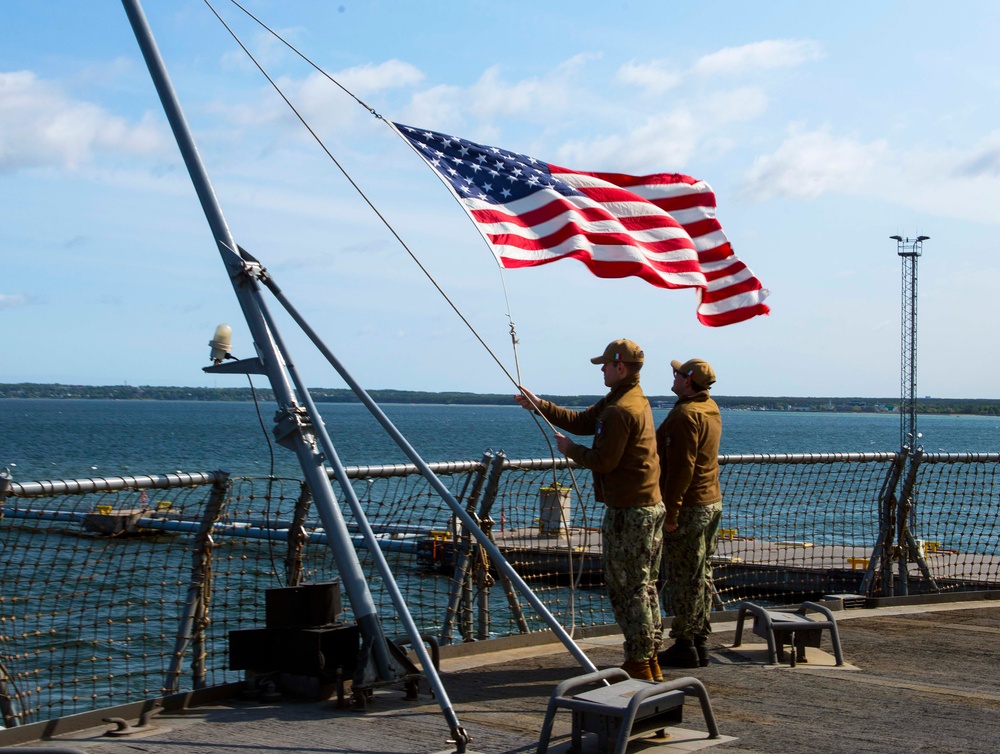 USS Mount Whitney Arrives in Tallinn, Estonia