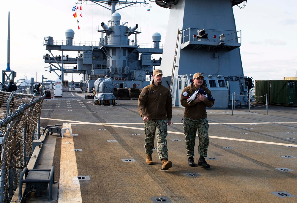 USS Mount Whitney Arrives in Tallinn, Estonia