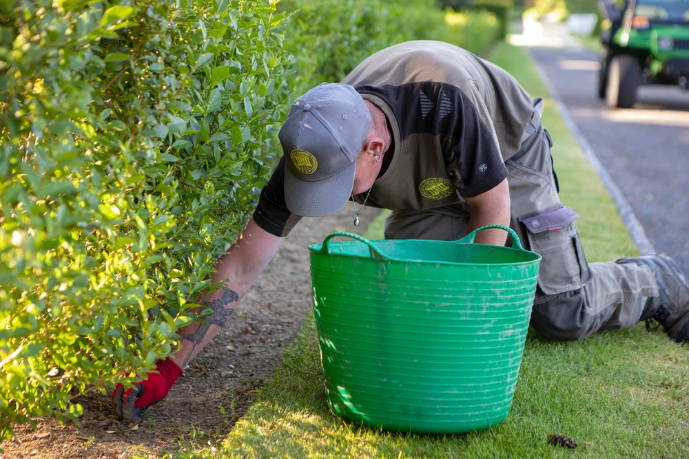 Ground crews prepare Oise-Aisne American Cemetery