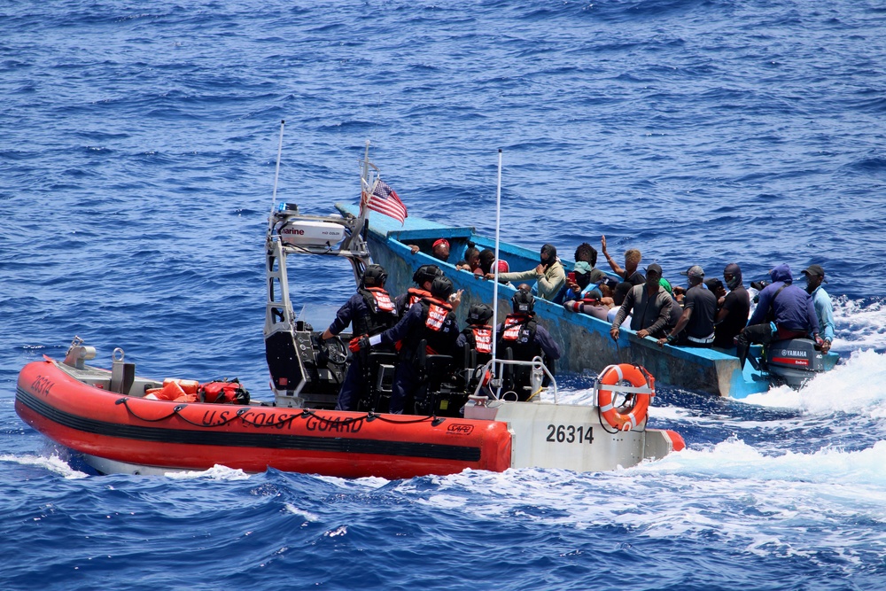 Coast Guard returns 24 of 29 migrants to the Dominican Republic, following vessel interdiction in the Mona Passage