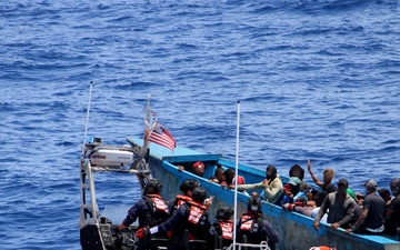Coast Guard returns 24 of 29 migrants to the Dominican Republic, following vessel interdiction in the Mona Passage
