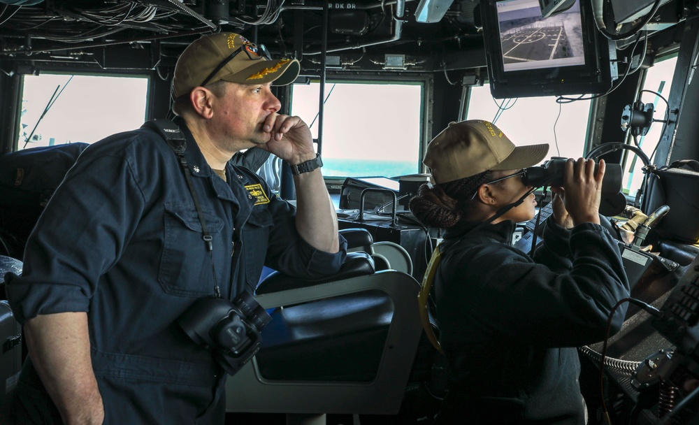 USS Paul Ignatius Crosses Great Belt Strait