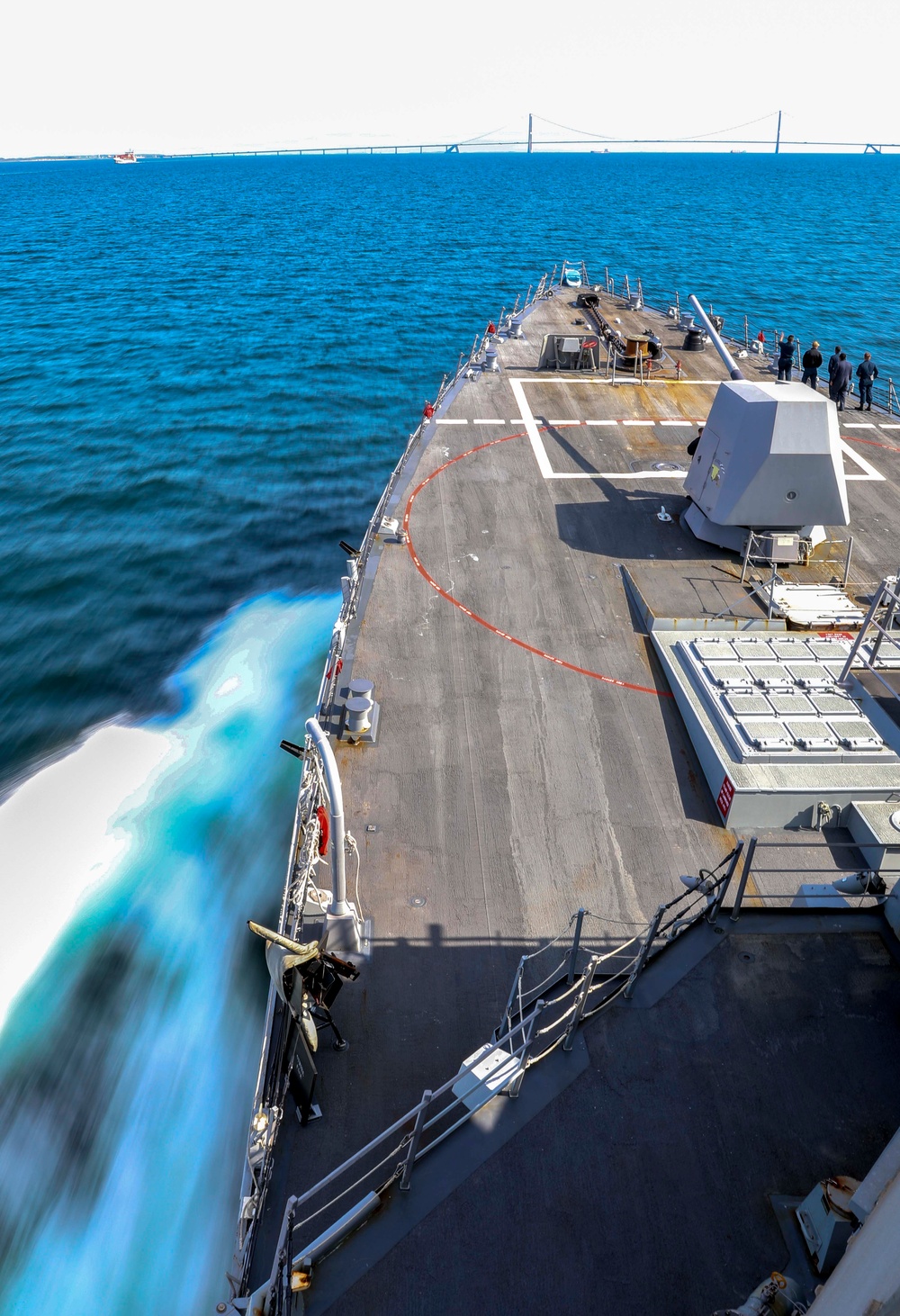 USS Paul Ignatius Crosses Great Belt Strait