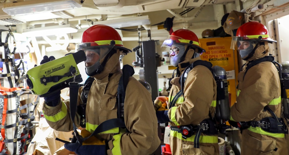USS Paul Ignatius Holds Damage Control Drills