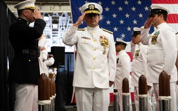 SURFLANT holds Change of Command Ceremony aboard Wasp