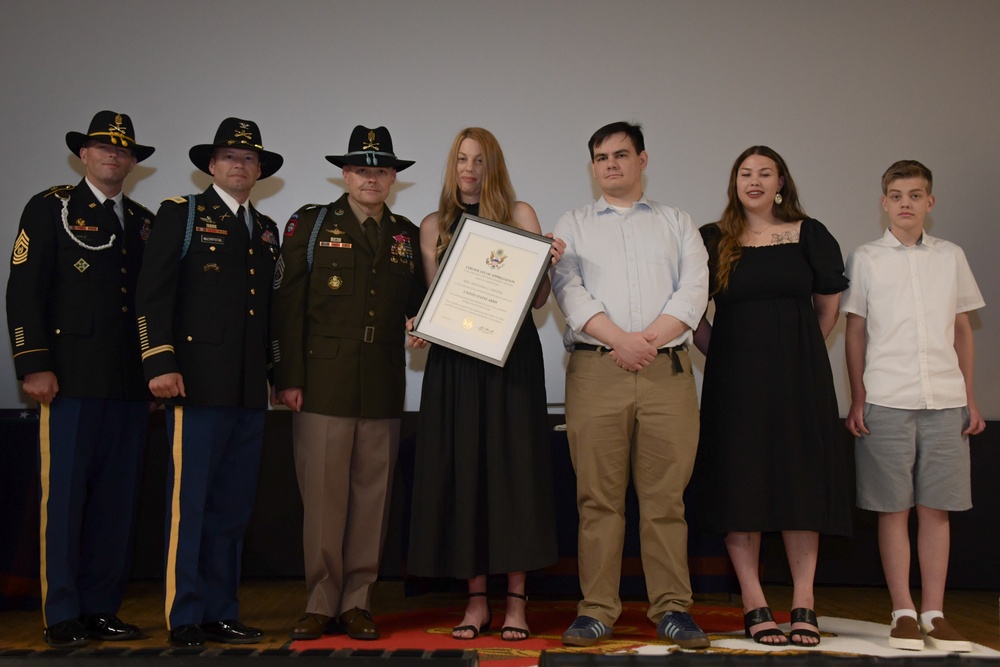 Command Sgt. Maj. Onstine Retirement Ceremony