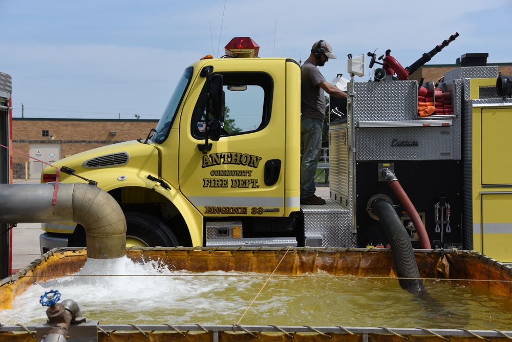 Fire truck pump test