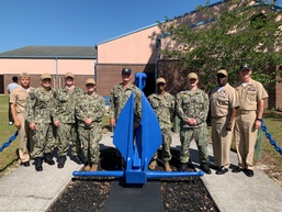 PCU Marinette Sailors meet with First Coast High School NJROTC