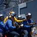 USS Bataan firefighting drill