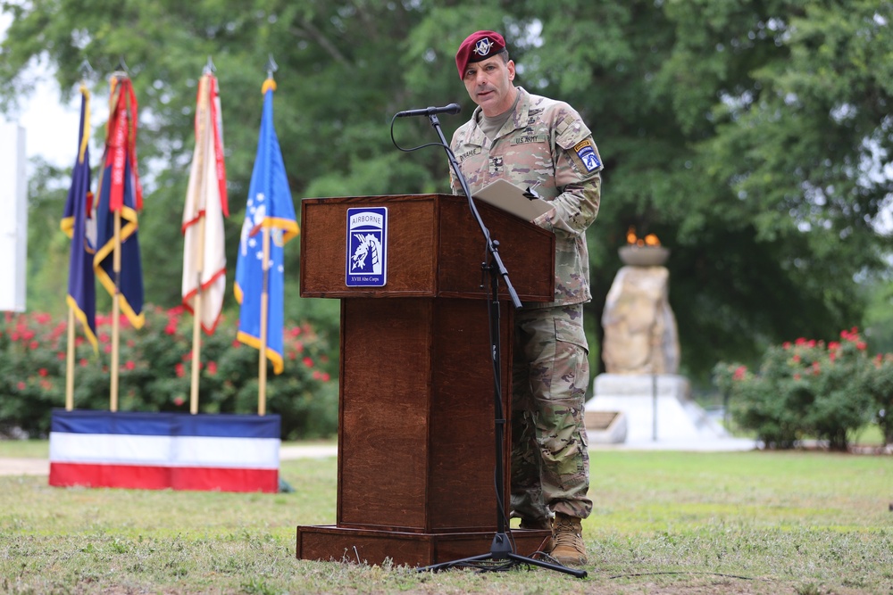 Commanding General Gives Speech During Re-Designation of Fort Liberty