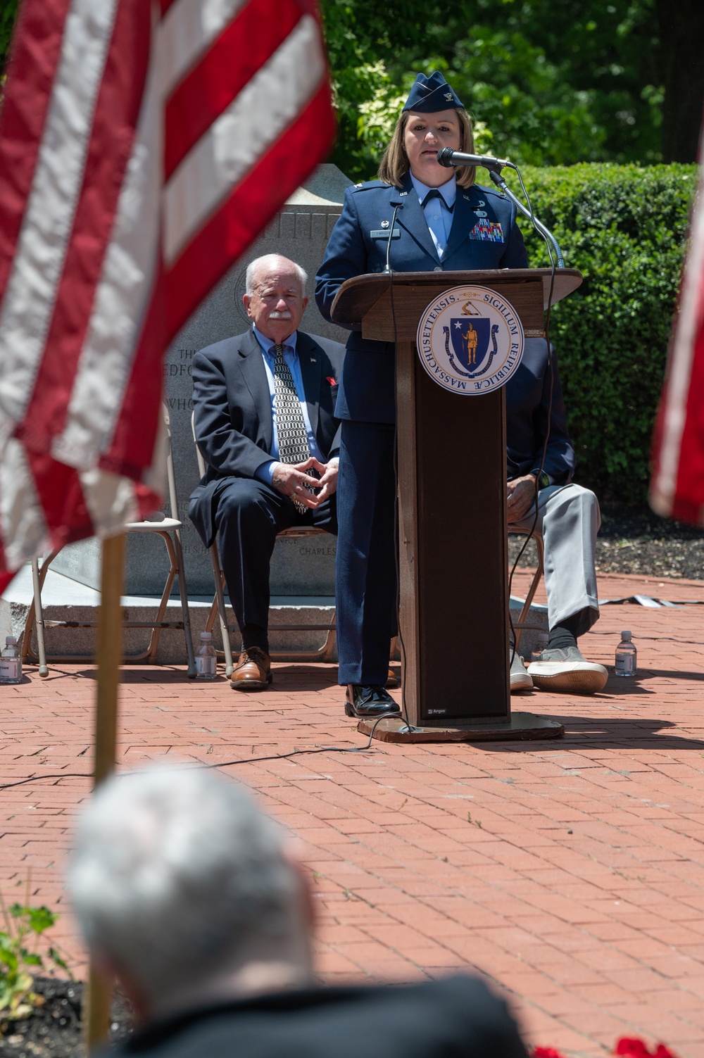 Enriquez, others honor Vietnam-era pilot during Bedford bridge dedication