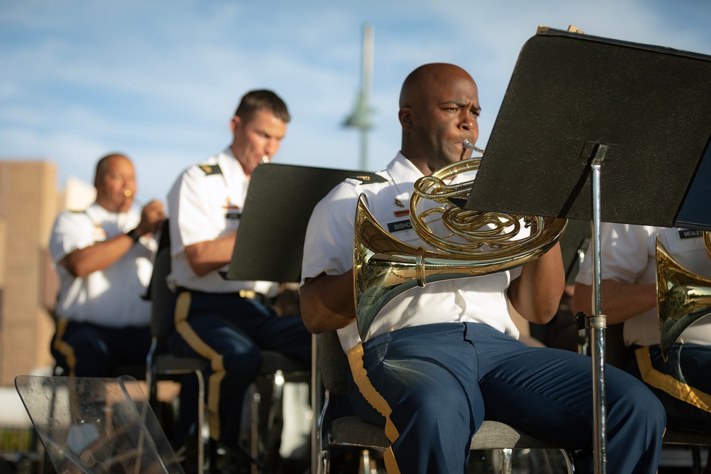 Road show: 1st AD Band concert keeps downtown Las Cruces (N.M.) moving