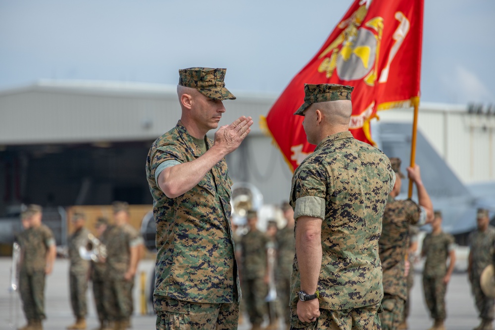 VMFA-312 Change of Command Ceremony