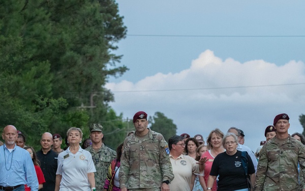 Sunset Liberty March on Fort Bragg