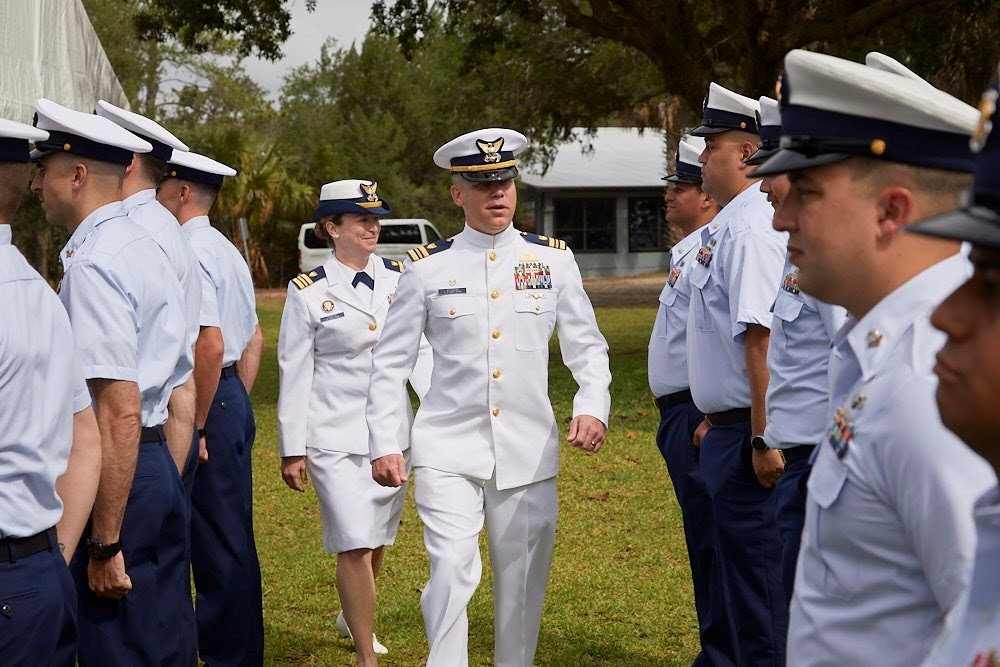 Maritime Safety and Security Team Kings Bay (91108) Change of Command ceremony Jun 01, 2023. St. Marys , Georgia 31558