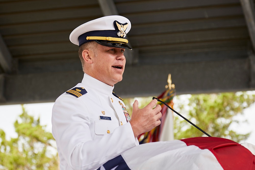 Maritime Safety and Security Team Kings Bay (91108) holds change of command ceremony