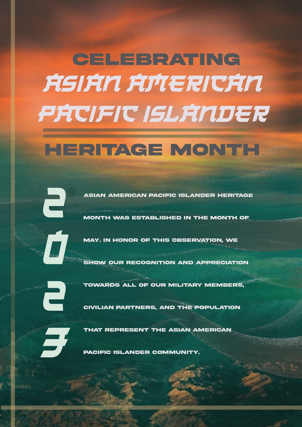 Asian American Pacific Islander Heritage Month Graphic