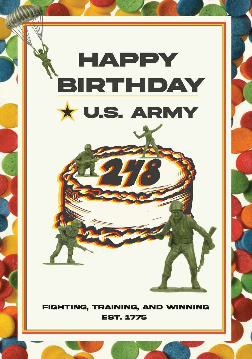 U.S. Army Birthday Graphic