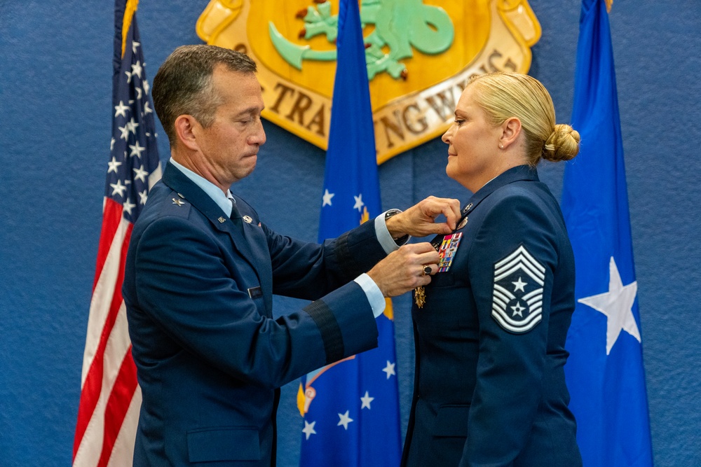 81st Training Wing Command Chief Retires
