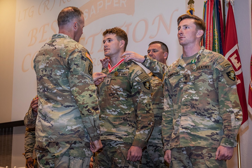 Cadets polish their military skills prior to graduation as top three finisher at Best Sapper Competition