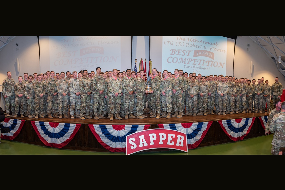 Cadets polish their military skills prior to graduation as top three finisher at Best Sapper Competition