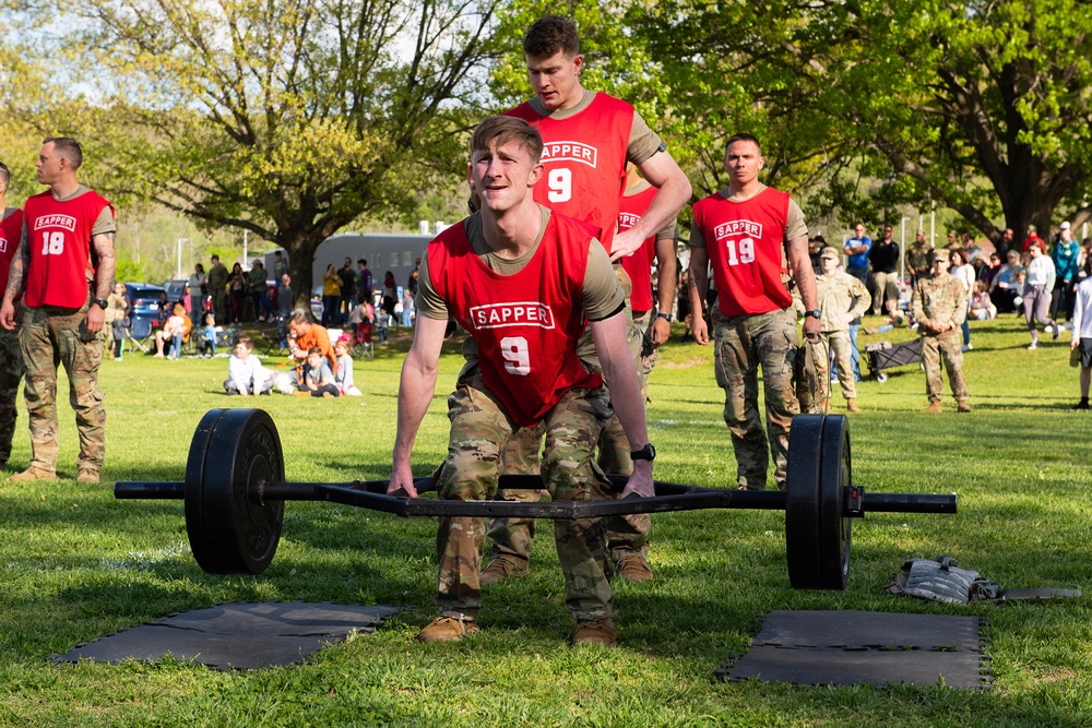 Cadets polish their military skills prior to graduation as top three finisher at Best Sapper Competition