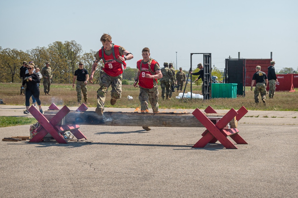 Cadets polish their military skills prior to graduation as top three finisher at Best Sapper Competition