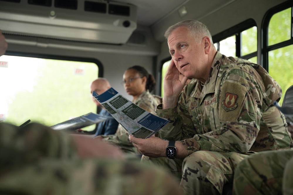 Maj. Gen. John Allen visits Joint Base Elmendorf-Richardson