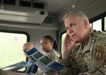 Maj. Gen. John Allen visits Joint Base Elmendorf-Richardson