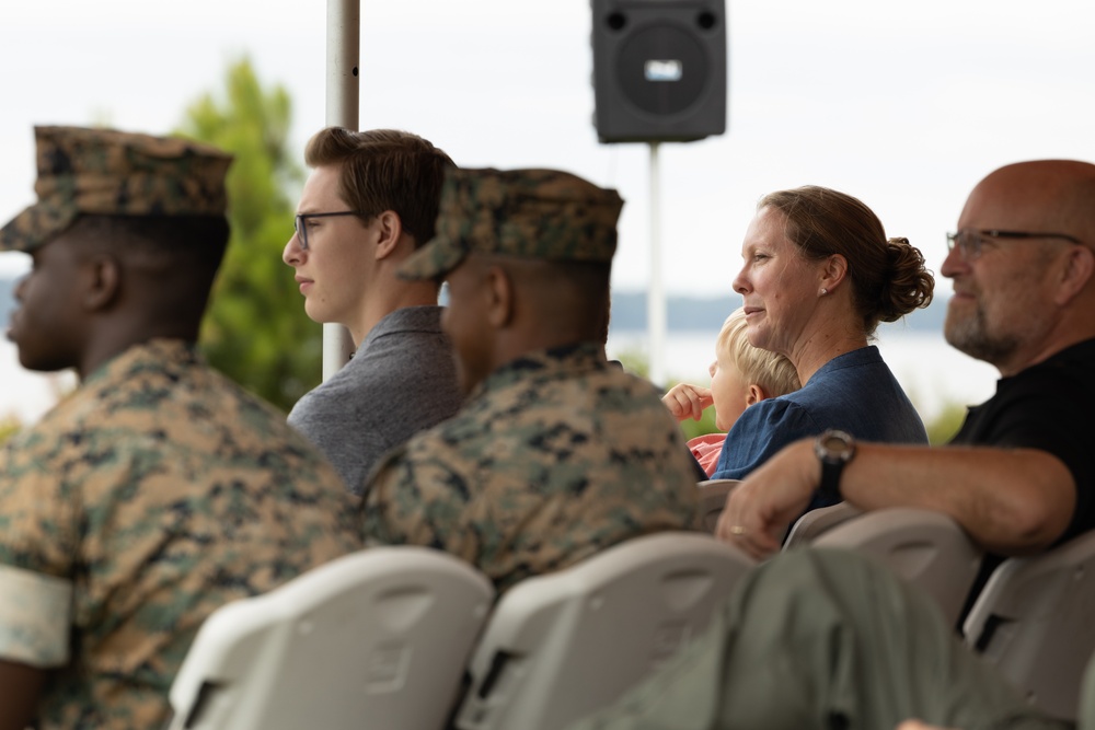 U.S. Navy Cmdr. Ross Campbell Retires after 24 Years of Service