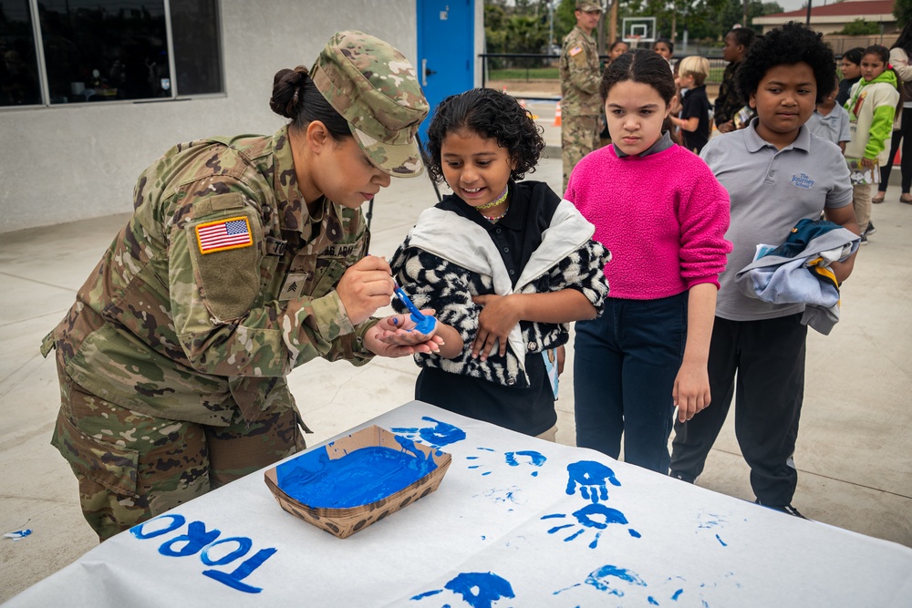 A Significant Milestone │ Cal Guard's civil operations team partners with The Journey School in a multiagency D.A.R.E graduation ceremony