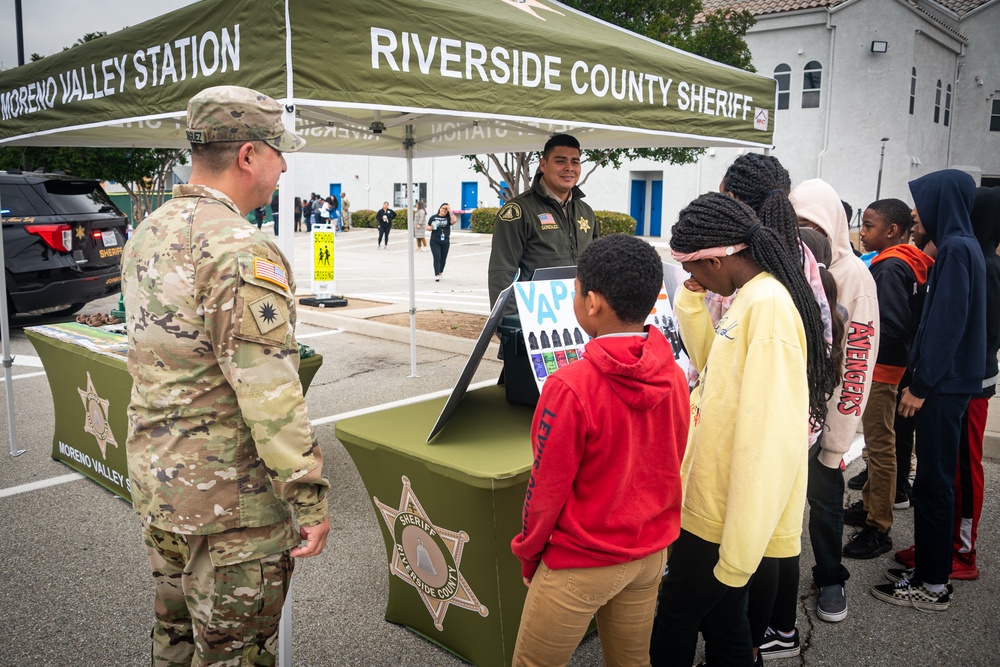 A Significant Milestone │ Cal Guard's civil operations team partners with The Journey School in a multiagency D.A.R.E graduation ceremony