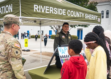A Significant Milestone│Cal Guard's civil operations team partners with The Journey School in a multiagency D.A.R.E graduation ceremony