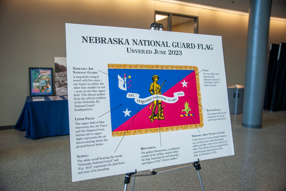 Nebraska National Guard unveils new flag