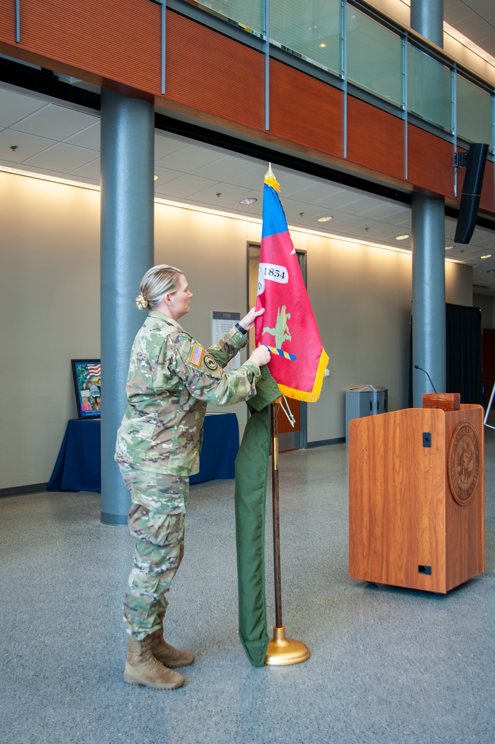 Nebraska National Guard unveils new flag