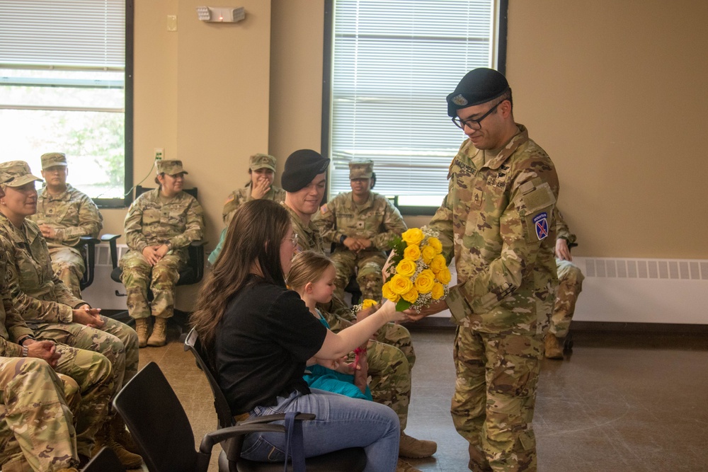 Mountain Reception Company Change of Command