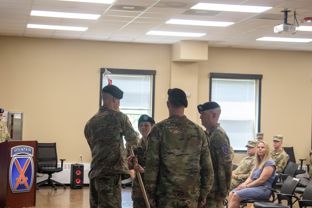 Mountain Reception Company Change of Command