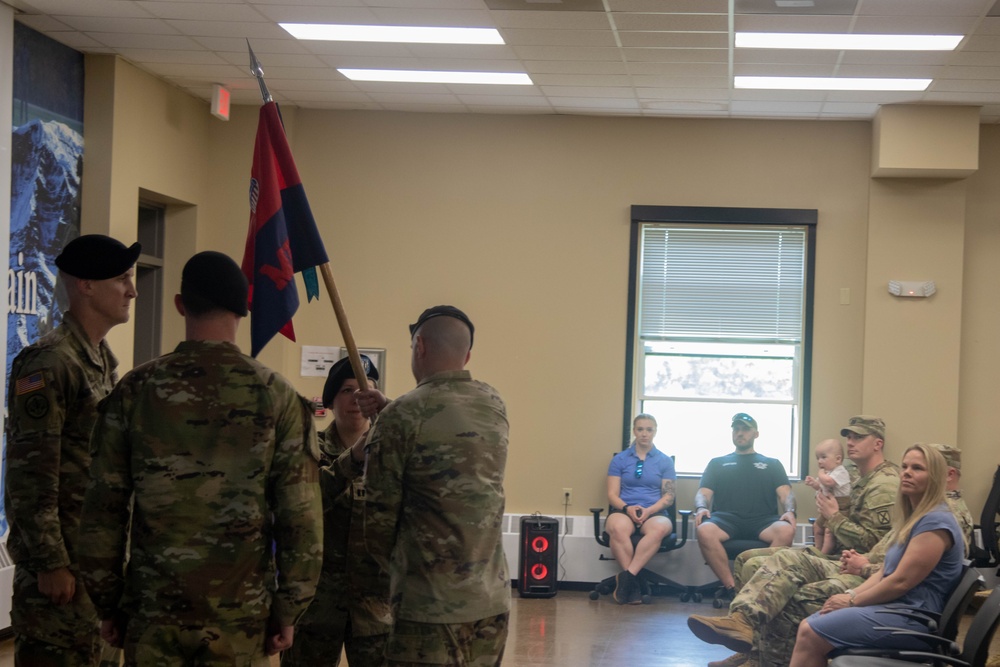 Mountain Reception Company Change of Command