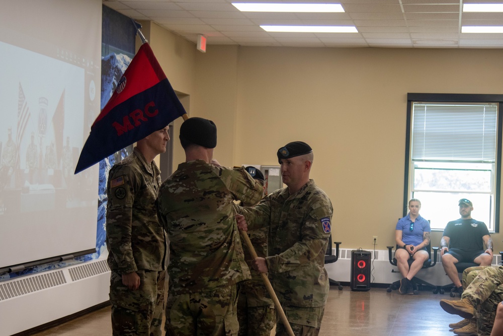Mountain Reception Company Change of Command