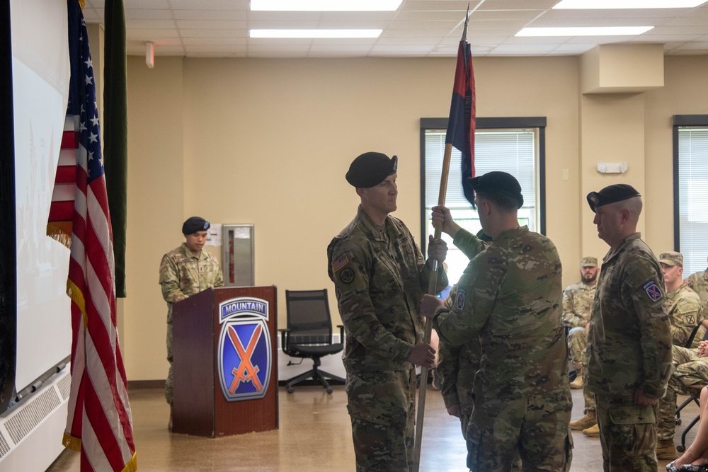Mountain Reception Company Change of Command