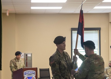 Mountain Reception Company Change of Command